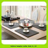Set of 4pcs Square Waterproof PU Leather Placemat BigTable Coasters 16017 thumbnail-5