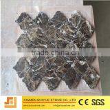 Black Marble Stone Mosaic Tiles for Flooring thumbnail-5