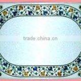 Marble Dining Table , Marble Inlay Table Tops