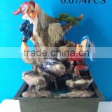 polyresin gnome water fountain table figurine water fountain desktop fountain indoor water fountain