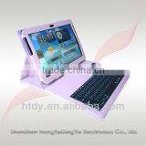 HT-BLUE Bright Detachable Bluetooth Keyboard With Case Cover For Samsung 7510
