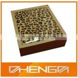 Custom Make Matte Wooden Tea Chest Box With Compartments thumbnail-4