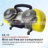 Mini Oil Free Air Compressor for Paint Spray Guns AS-13