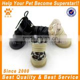 2014 high quality winter dog shoes pattern with warm fur