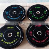 high quality 100% rubber bumper plate black or colorful rubber weight plates