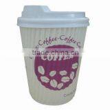 2016 New Flexo Printing Disposable Paper Coffee Cup Lid for New Design for Hot Coffee From thumbnail-2