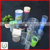 Clear Plastic Cylinder With Caps for Storage Party Favors thumbnail-1