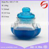 2016 High Quality Hand-blown Large Round Clear Glass Candle Jar thumbnail-1