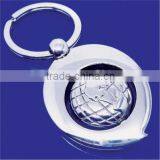 New Earth Ball Shape Metal Keyring