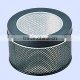 High Quality Black With Pvc Window Watch Tin Box