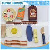 Fun Durable Wooden Food Set for Years of Play Wooden Breakfast Set Solid Wood Version thumbnail-5