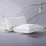 Best-selling Pillow Double Stitch with Blue Self-piping for Hot Sale