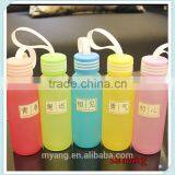 BPA Free 300ml Eco Friendly PC Plastic Dull Polished Water Bottle,colorful Plastic Water Bottle thumbnail-3