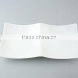 Unique White Porcelain Plate, Two Part Porcelain Dish With Cheap Price thumbnail-2