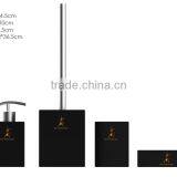 White Marble Bathroom Accessories Set Bathroom Accessory thumbnail-5