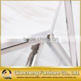 Brass Metal White Marble Coffee Table Made in China thumbnail-4