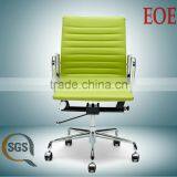 Colorful Chairs Herman Miller Executive Time Life Office Chair Black Leather thumbnail-1