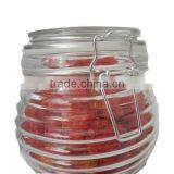 Glass Candy Biscuits Jars With Sealed Lid CK12 thumbnail-2