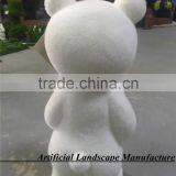 Artificial White Bear Grass Moss Animal,topiary Moss,artificial Moss for Decoration thumbnail-3