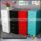 Kid Furniture Make in China 6 Metal Drawer Mobile Storage Cabinet Unit thumbnail-5