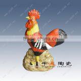 Modern Style Excellent Quality Rooster Porcelain Sculptures for Art Collection thumbnail-1