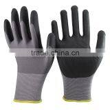 NMSAFETY 15 Guage Black Foam Nitrile Coated Car Assembly Work Gloves Glove thumbnail-2