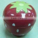 D56x55mm Strawberry Shap Tin Box thumbnail-1