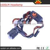 XQ41T6 T6 LED 1600lm Headlamp Power Camping Head Light Head Flashlight For Wholesale thumbnail-5