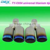 Car Universal Titanum Exhaust Tips Muffler thumbnail-3