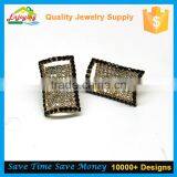 Best Selling Korean Style Zircon Big Stud Earring, Sliver Plated Earring thumbnail-5