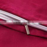 Burgundy Silk Bedding Set Twin Full Queen King Size Anduvet Cover Bedsheet Quilt Bed Linen Sheet and Pillowcases. thumbnail-6