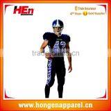 Hongen Apparel Sublimation Custom Made American Football Apparel, Youth American Football Jersey thumbnail-1