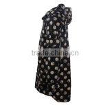 China Manufacturer Stylish Blacked Insulated Black Denim Hooded Mens Jacket With Print thumbnail-4