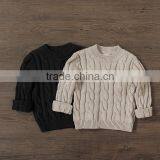 Neck Design for Tops Sweater Design for Children Boys Grey and Black in Stock thumbnail-1