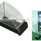 Acrylic With Wood Mini Bunk Bed Hold Up 20 Golf Clubs Display