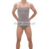 New Arrival 2014 Men Slim Stringer Vest 100% Cotton Square Collar SU15002 thumbnail-2