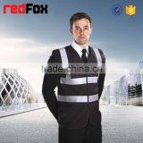 Black Reflective Working Safety Vest 3M