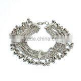 SILVER Plated GYPSY CHAIN ANKLET PAYAL Foot Bracelet thumbnail-1