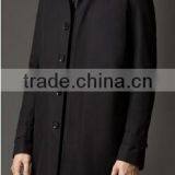 2014 Men Coat Double-breasted Back Vent Color Black thumbnail-1
