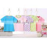 New Arriving Plain Cotton Baby Shirt Short Sleeves Blank Baby T-shirts Wholesale thumbnail-2