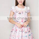2017 Summer Dress Women Imported Chiffon Cute Cheap Party Lace Sexy Mini Vestidos thumbnail-2