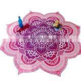 Beach Throw Blanket Yoga Mat Towel Bohemian Round Tapestry Shawl Travel Rug thumbnail-5