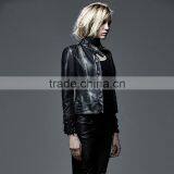 2016 Earlyspring Stylish Woman's Sex Fashion Leather Short Coat Locomotive Suit thumbnail-2