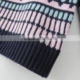 Womens Jacquard Design Fashionable Pullover Custom Christmas Sweater With Reindeer Pattern thumbnail-4