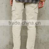 Latest Design Casual Men Custom Pocket Twill Cotton Autumn Plain Cheap Cargo Pants thumbnail-4