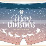 Merry Christmas 88% Polyester 12%Elastic Hot Sale Men Brand Underwear High Quality Cheaper Price thumbnail-2