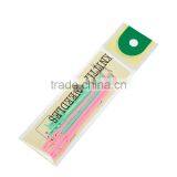 2.5mm 3mm Plastic Knitting Needles Pink & Green 9.3cm(3 5/8") 7cm(2 6/8")long, 5 Sets thumbnail-3