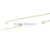 Copper Beading Wire Thread Cord Round Gold Plated 0.25mm Dia. , 2 Rolls thumbnail-3