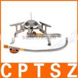 LIXADA Camping Gas Stove Outdoor Cooking Portable Foldable Split Burner 3000W thumbnail-1