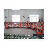 8 -10 m / Min Aluminum Alloy Arc Rope Suspended Window Clean Platform